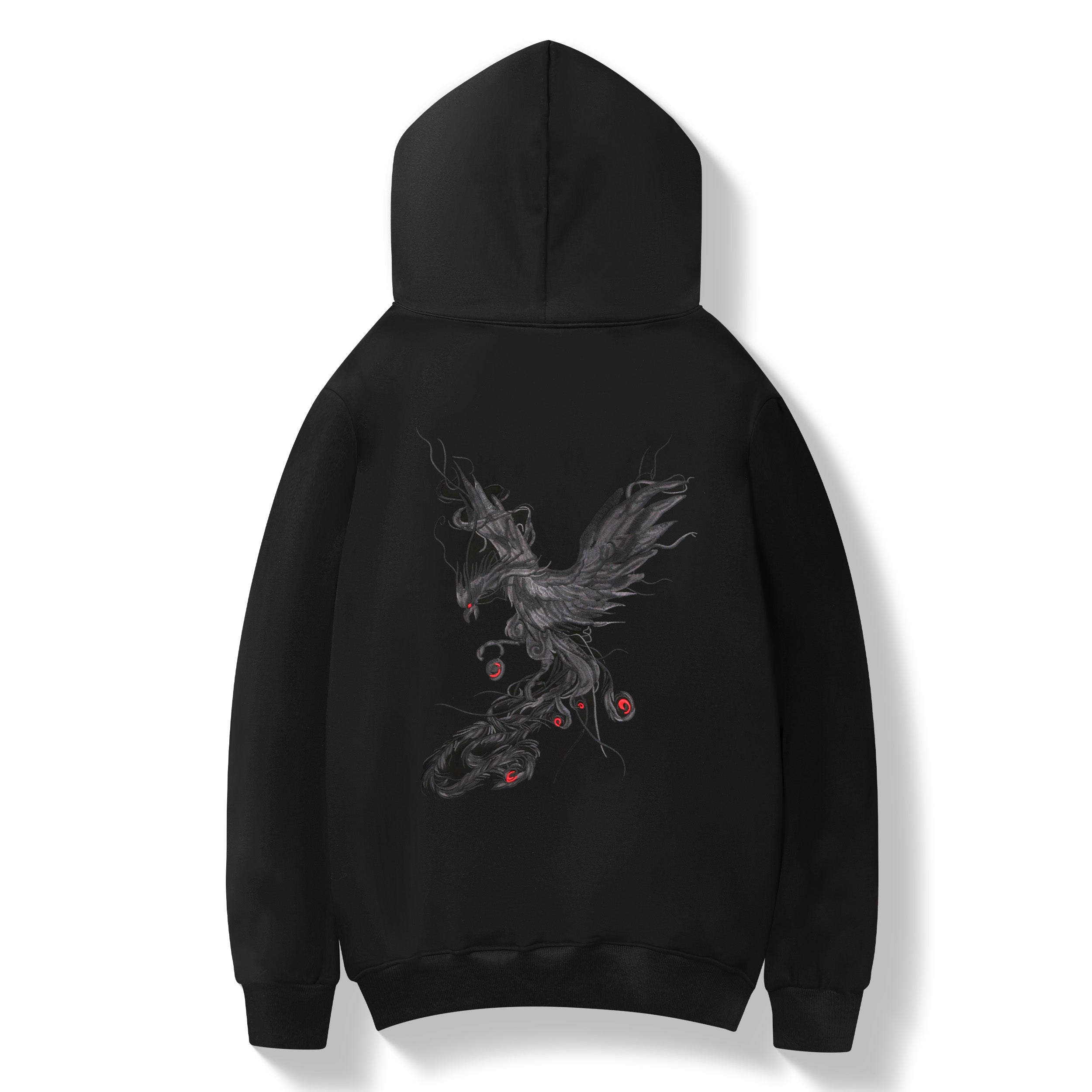KH9011 Striking Phoenix Embroidery Hoodie Niepce