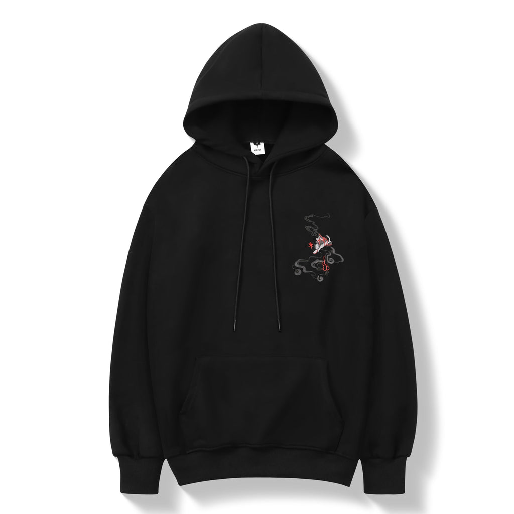 KH9011 Striking Phoenix Embroidery Hoodie Niepce