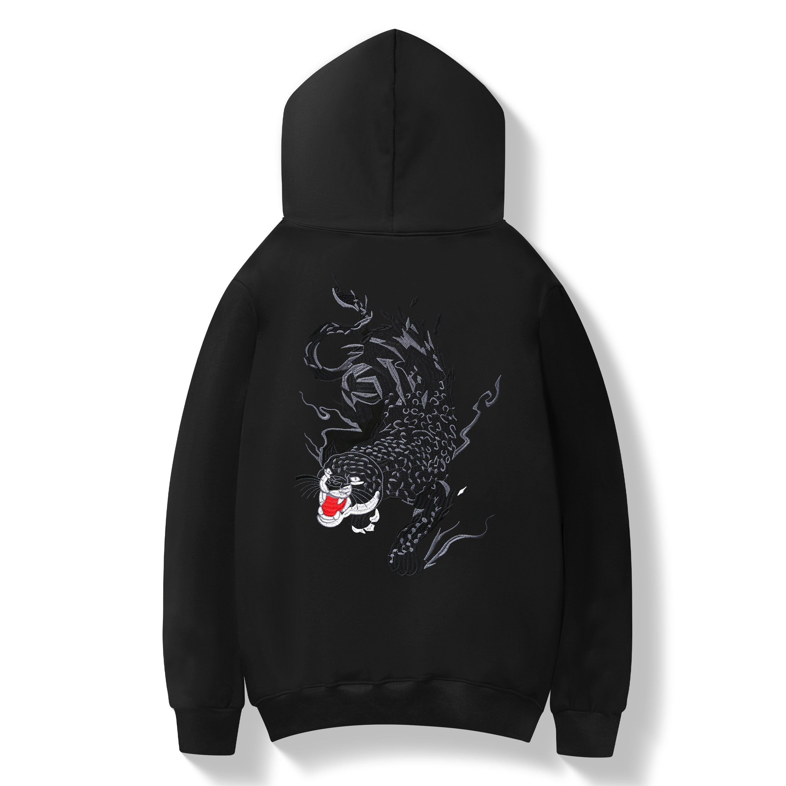 KH9202 Raging Panther Embroidery Hoodie Niepce
