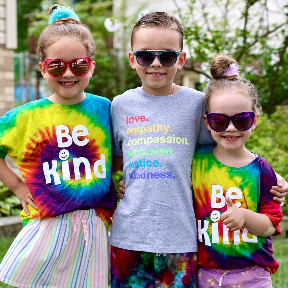 'Kindness Is' Pride Kids Tee Kind Cotton