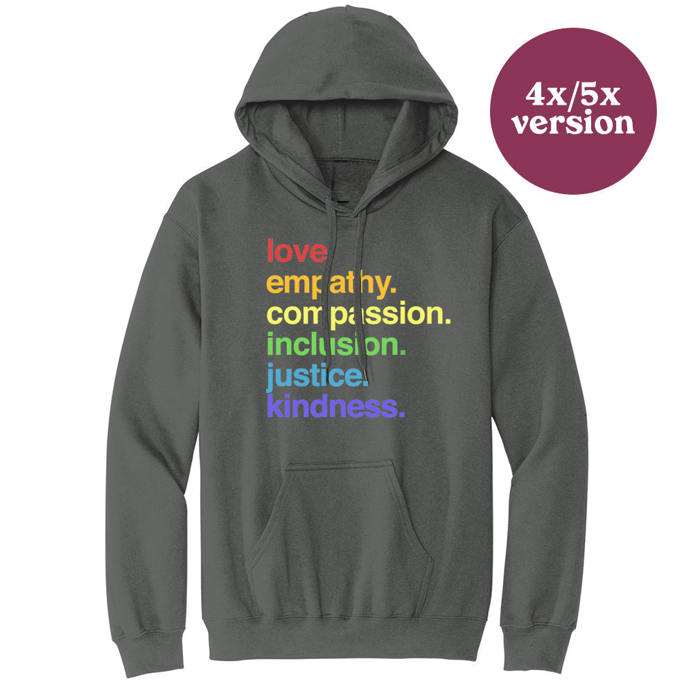 'Kindness Is' Pride Pullover Fleece Kind Cotton