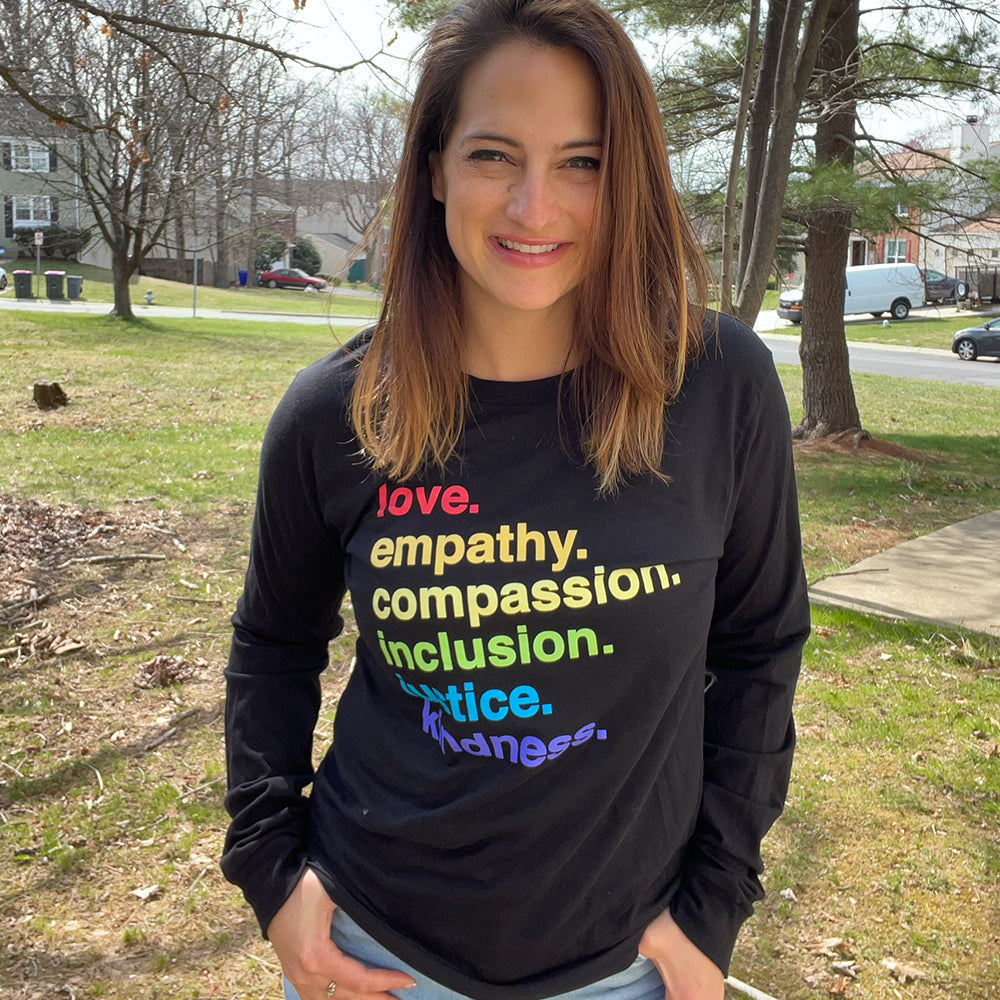 'Kindness Is' Pride Classic Long Sleeve Kind Cotton