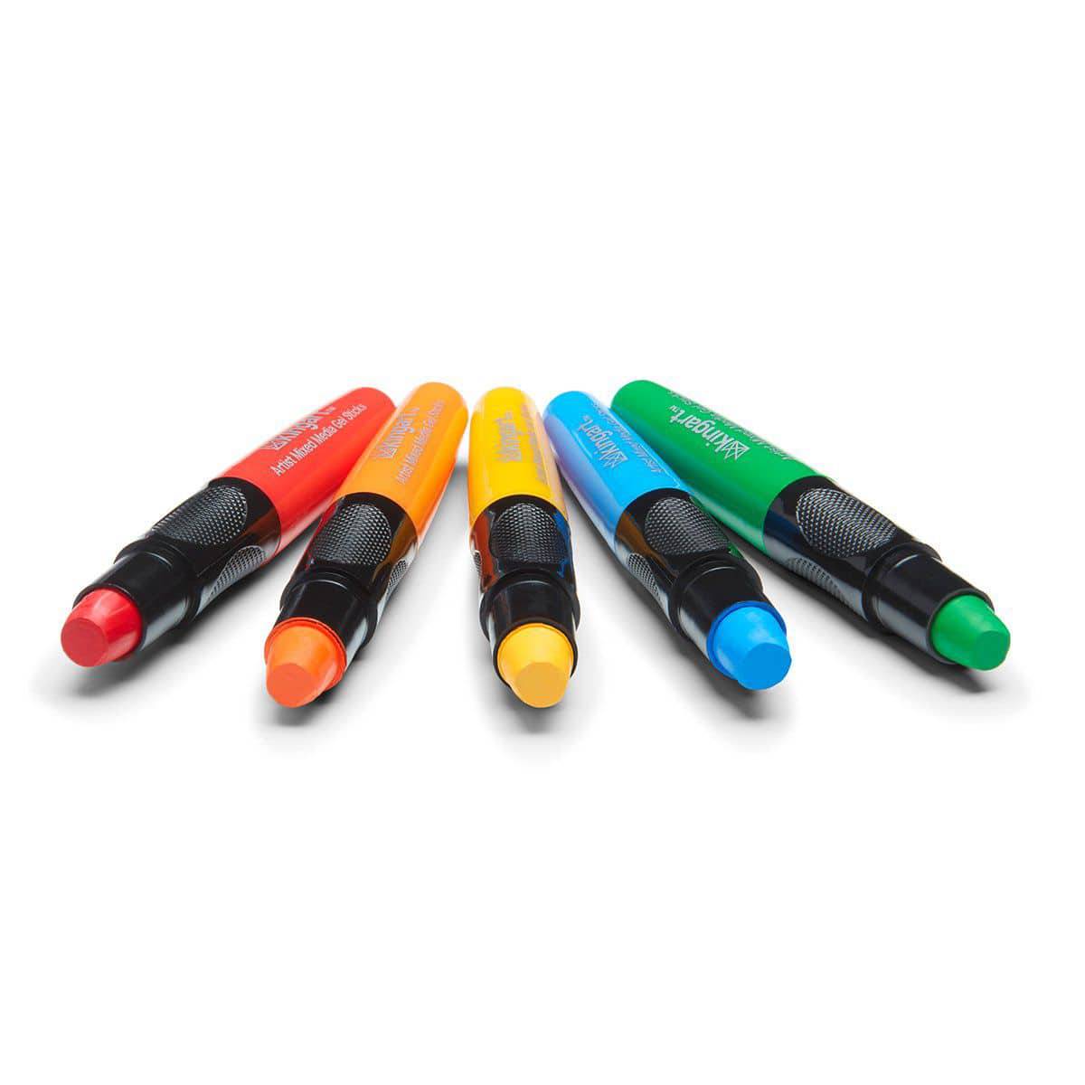 Mixed Media Gel Stick Crayons - 24 Colors KINGART