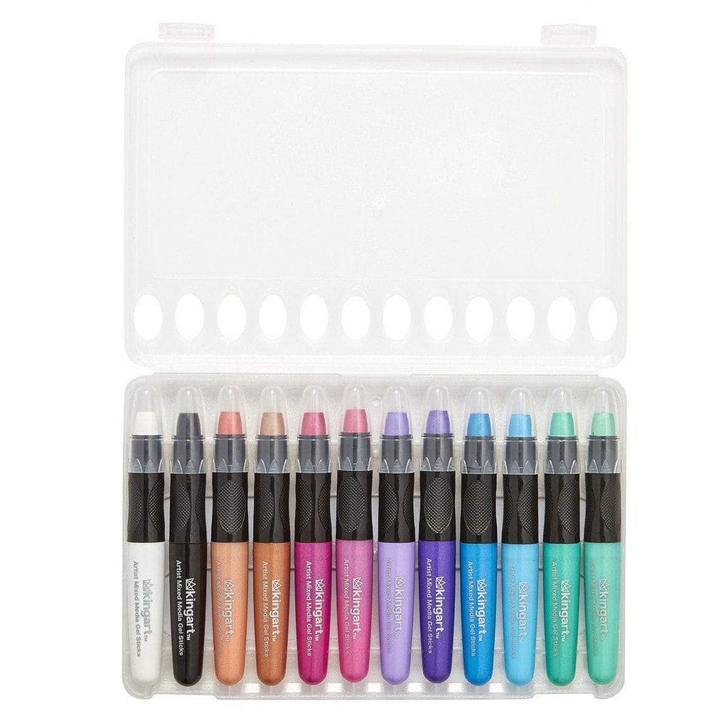Gel Stick Crayons 48 Colors KINGART