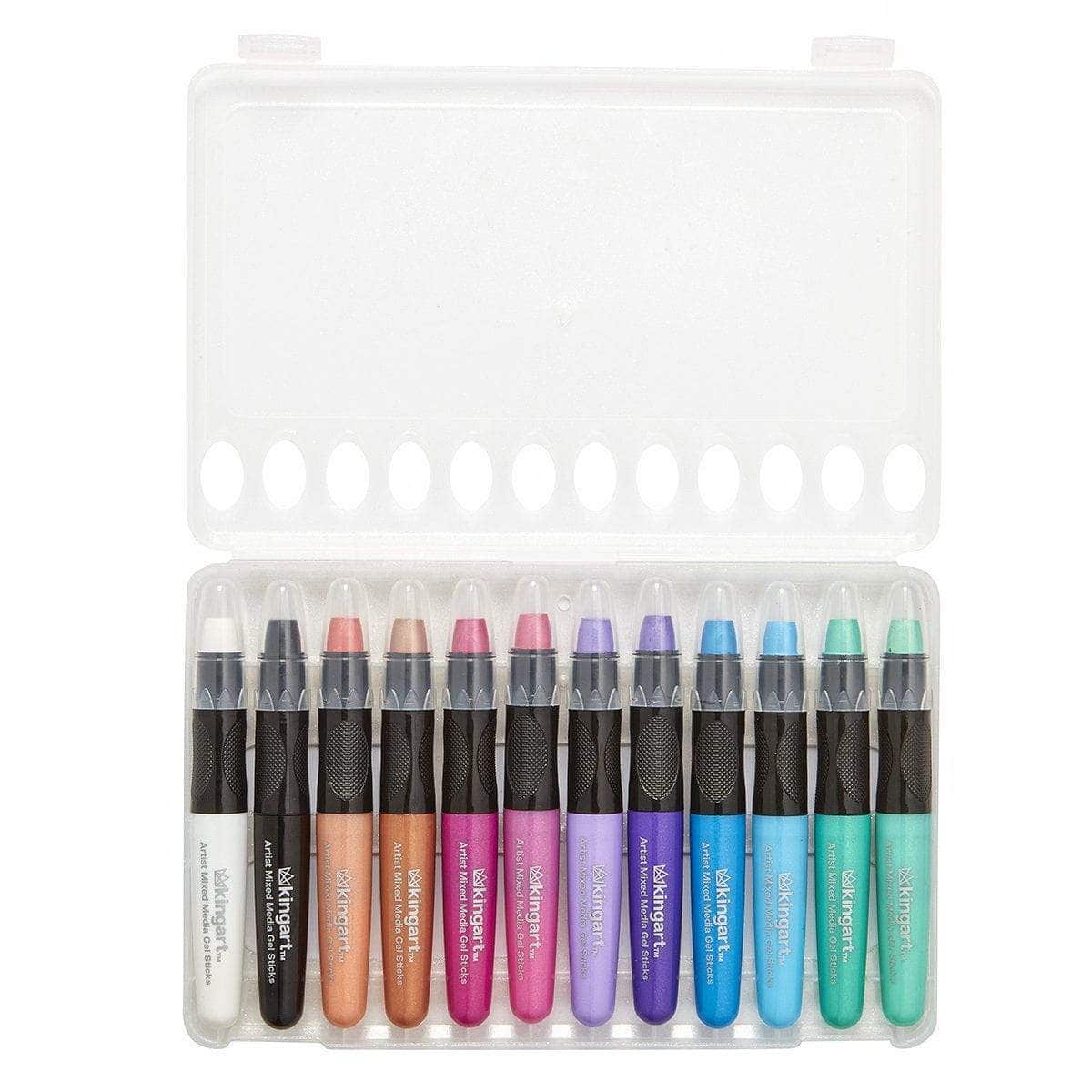 Gel Stick Crayons 48 Colors KINGART