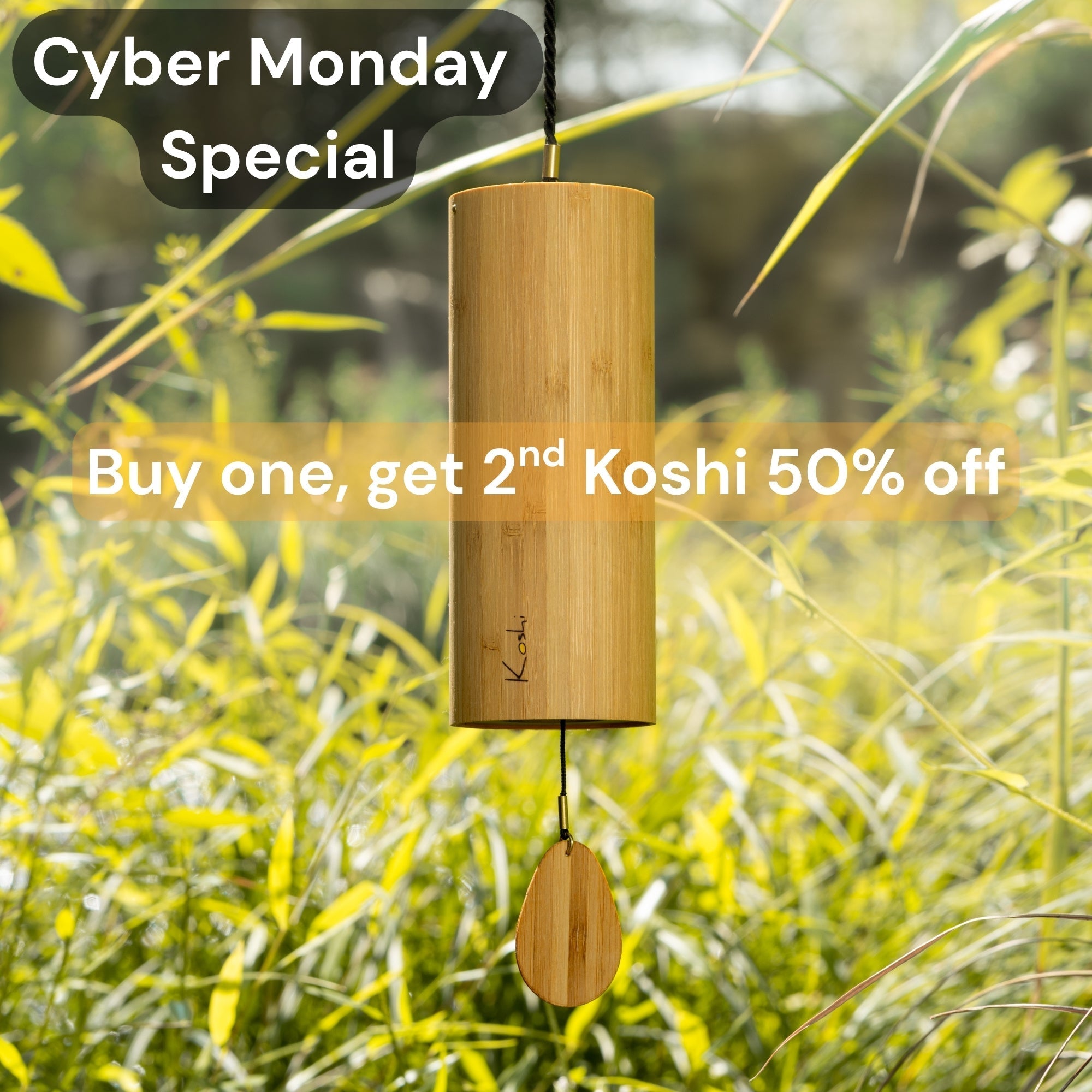 Koshi Chime Aria (A-minor) Handcrafted Sound Healing Chime for Meditation and Sound Baths WePlayWellTogether