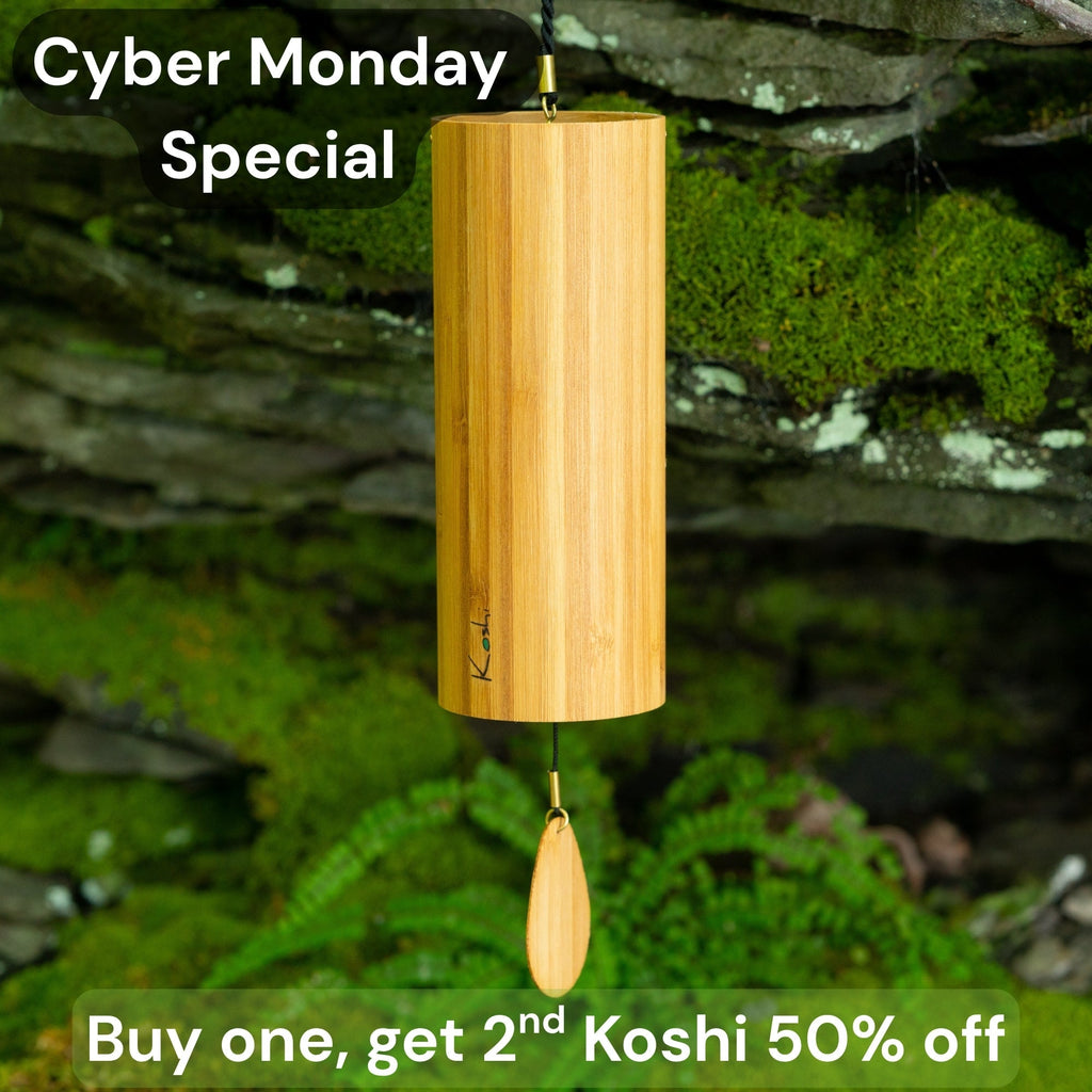 Koshi Chime Terra (C-Major) Handcrafted Sound Healing Chime for Meditation and Sound Baths WePlayWellTogether
