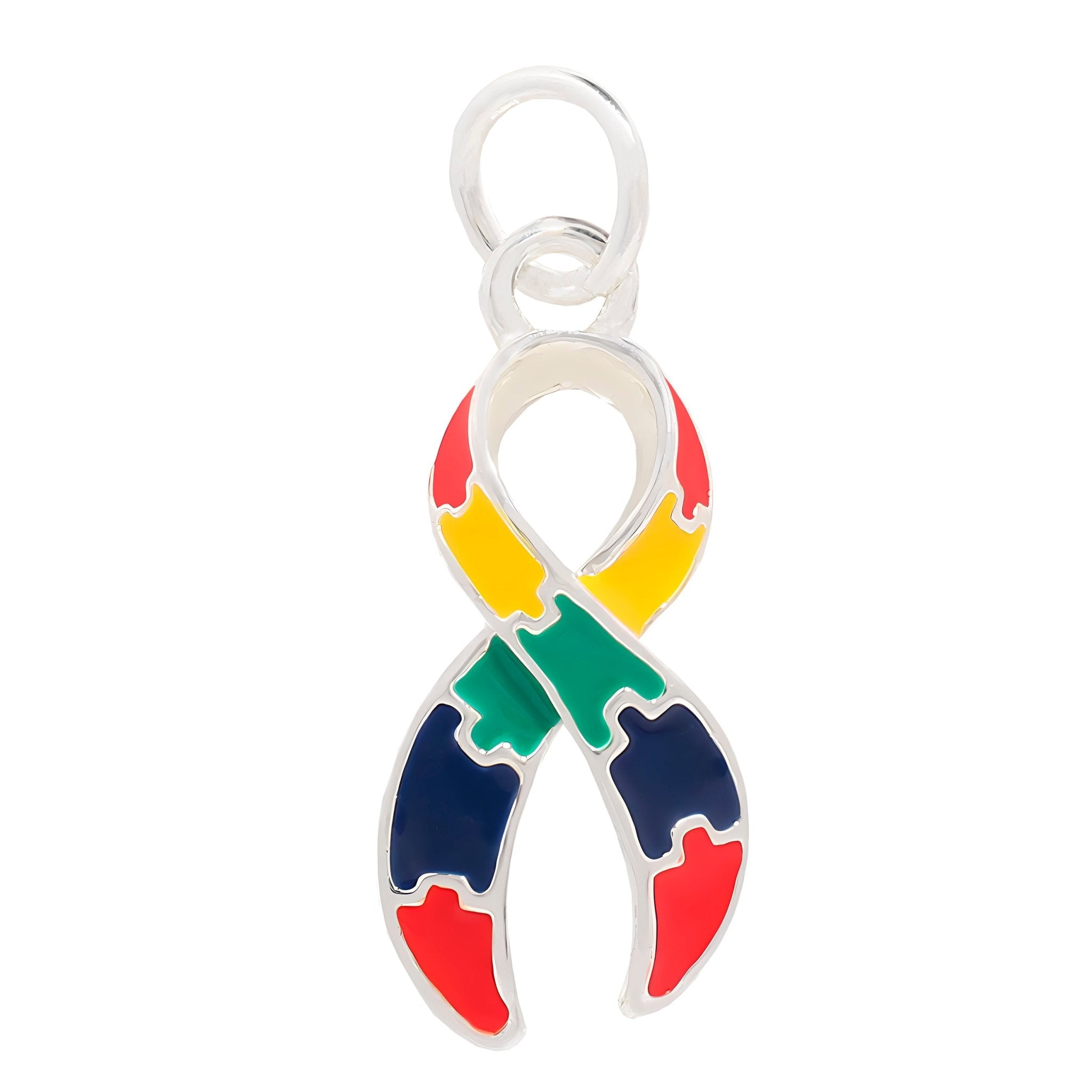 10 Pack Autism Awareness Ribbon Charms The Awareness Company