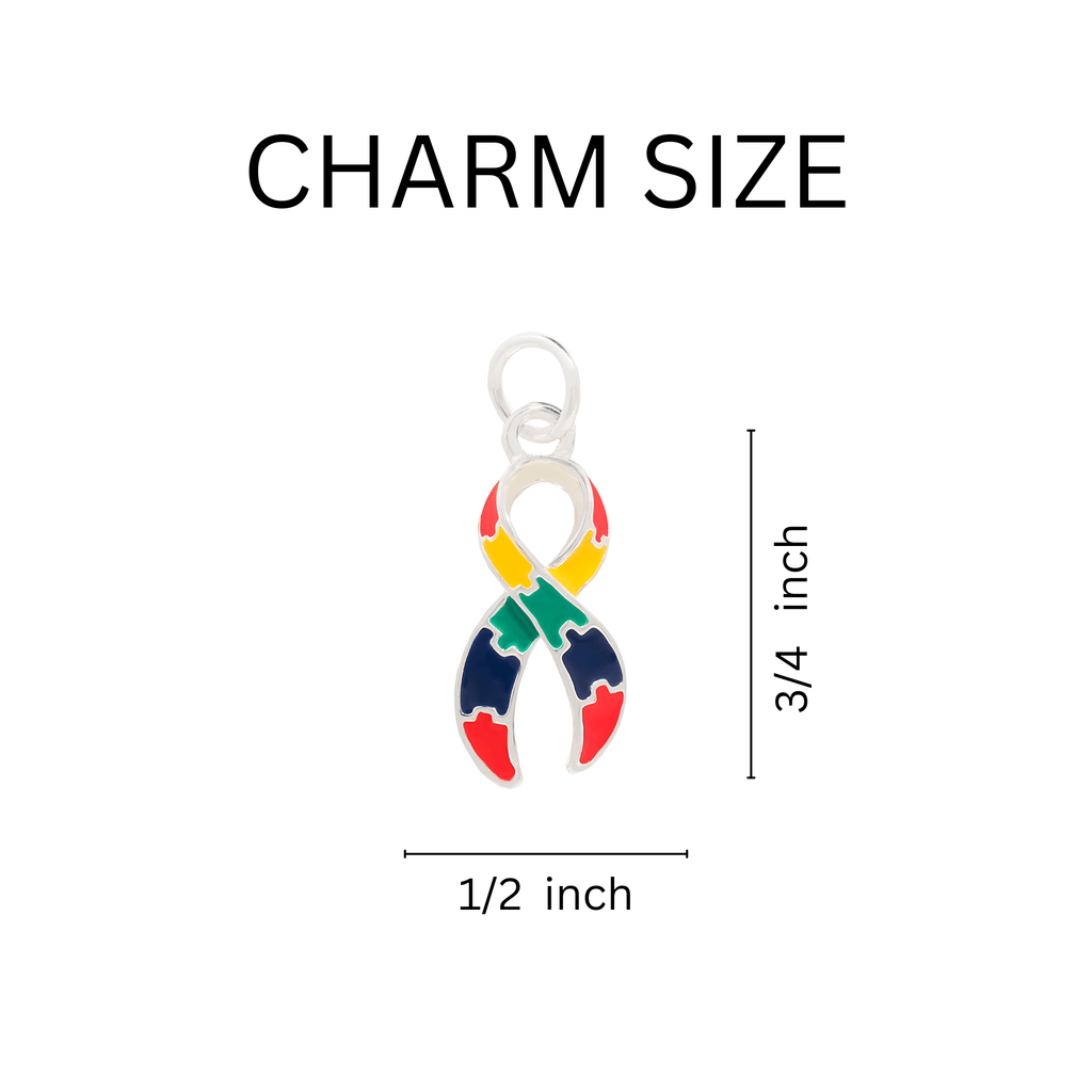 Large Autism Awareness Ribbon Leather Cord Bracelets The Awareness Company