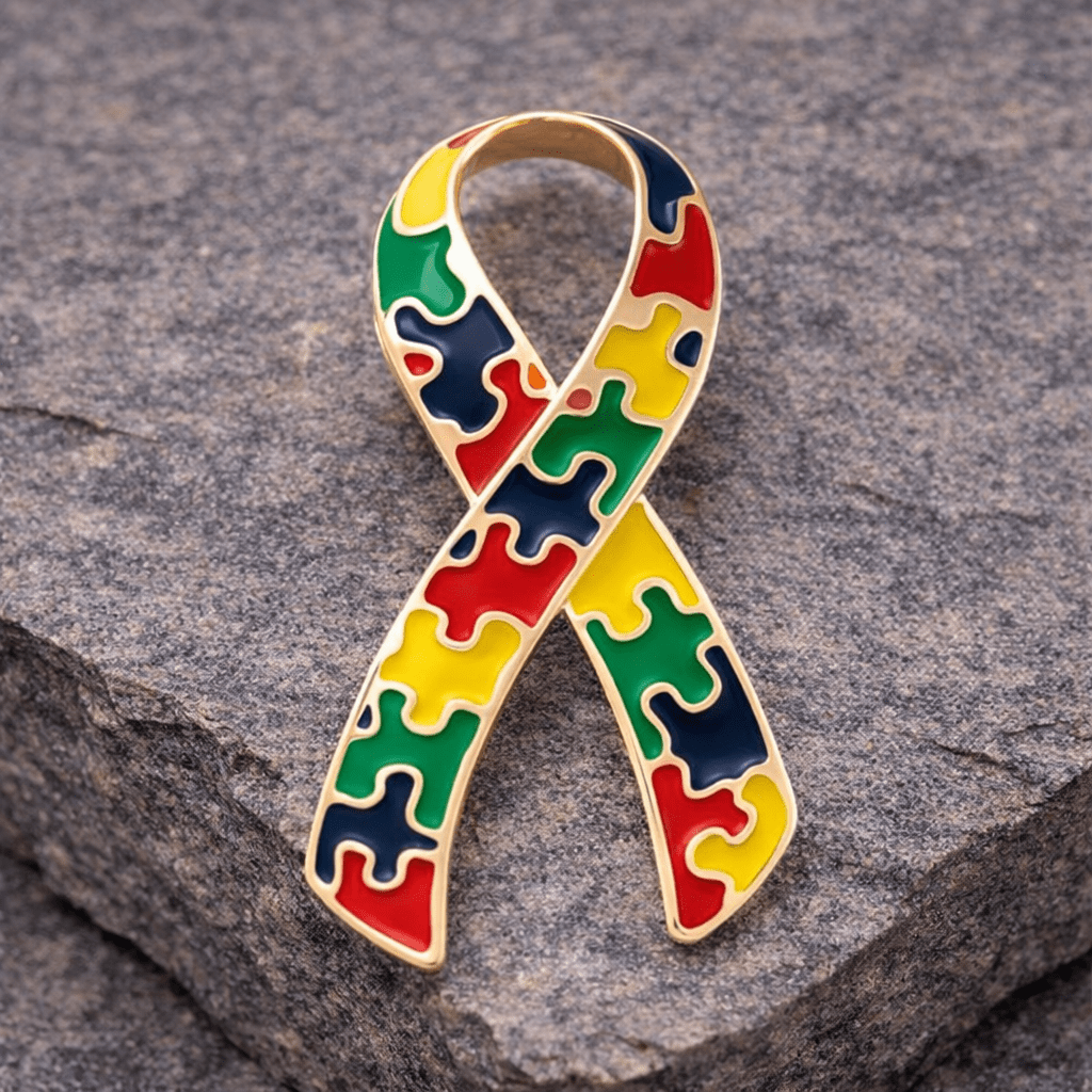 Large Autism Ribbon Pins The Awareness Company