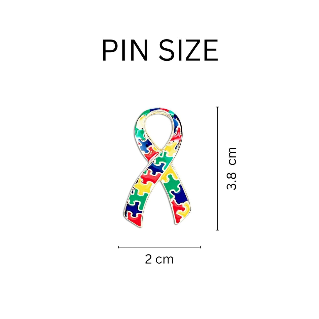 Large Autism Ribbon Pins The Awareness Company