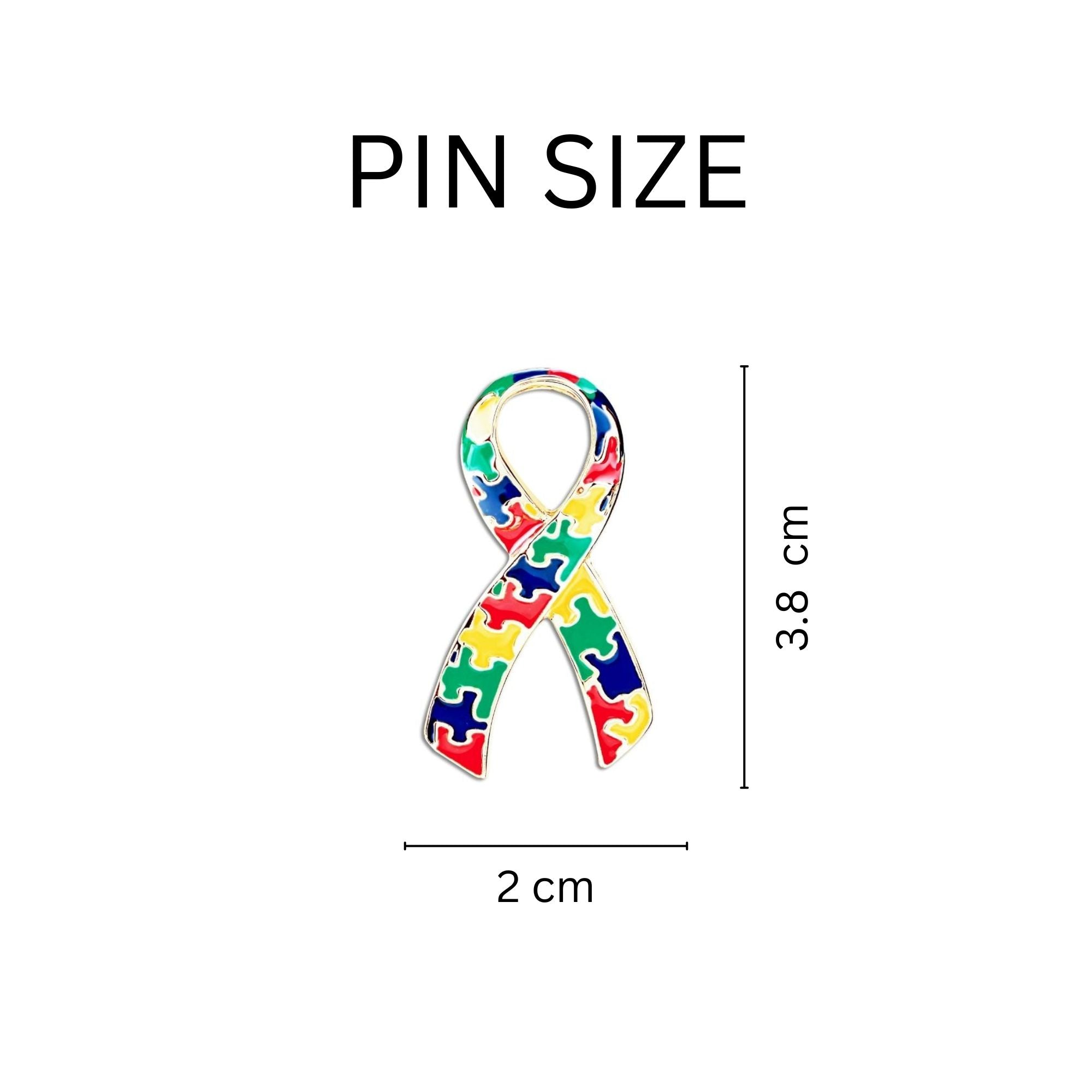 Large Autism Ribbon Pins The Awareness Company