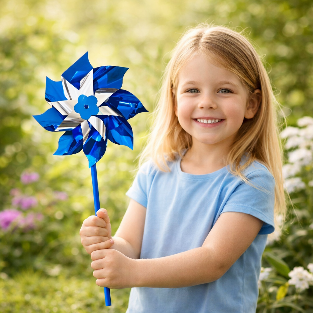 Large Blue Pinwheels for Child Abuse Prevention The Awareness Company
