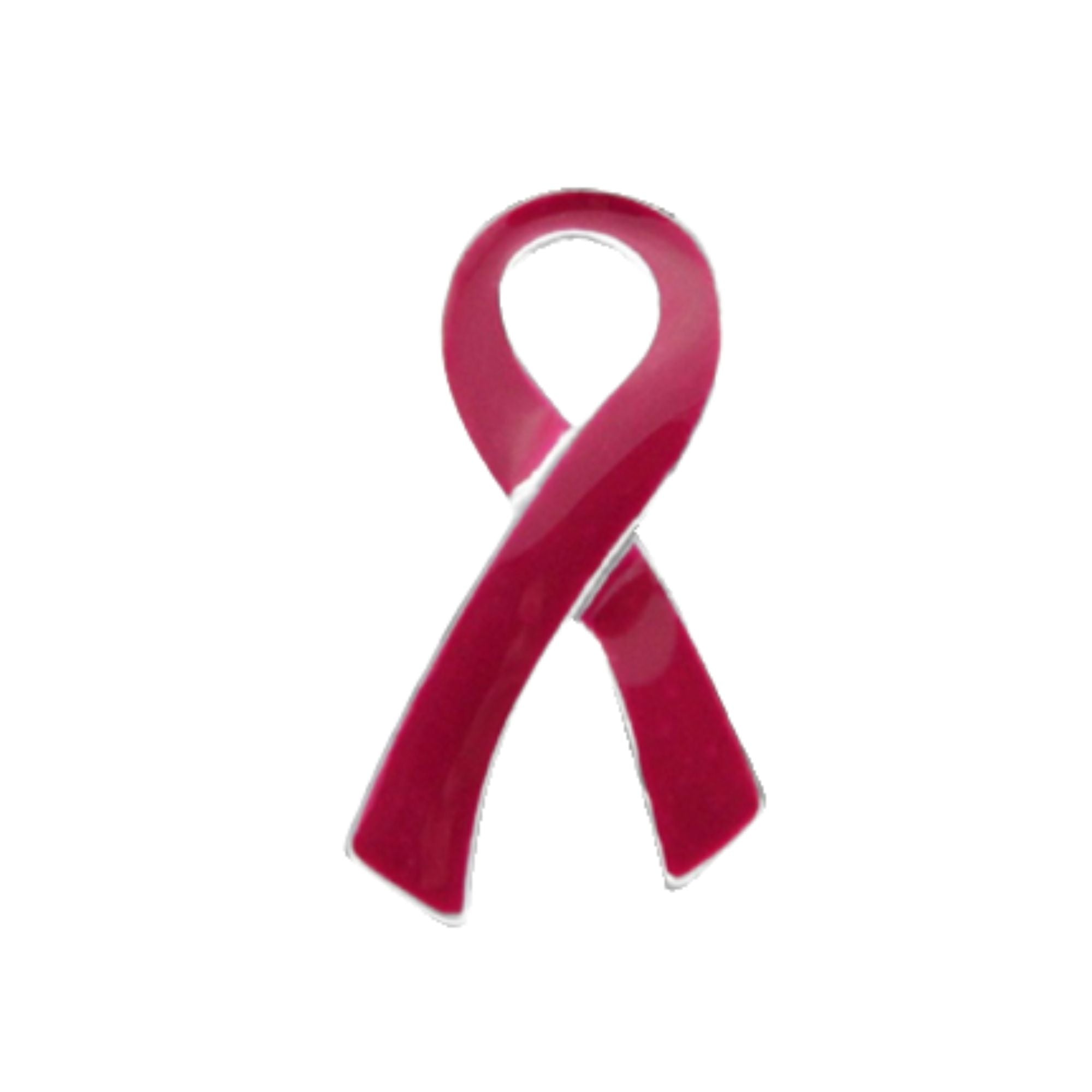 Large Burgundy Ribbon Pins The Awareness Company