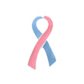 Large Flat Pink & Blue Ribbon Pins The Awareness Company
