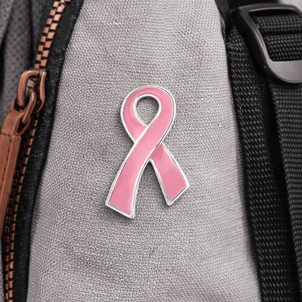 Large Flat Pink Ribbon Pins The Awareness Company