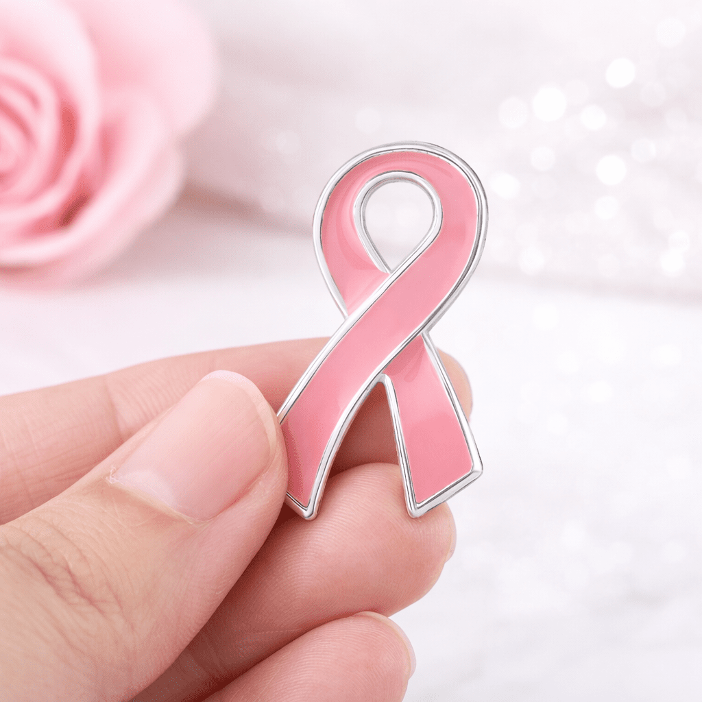 Large Flat Pink Ribbon Pins The Awareness Company