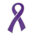 Large Flat Purple Ribbon Pins The Awareness Company