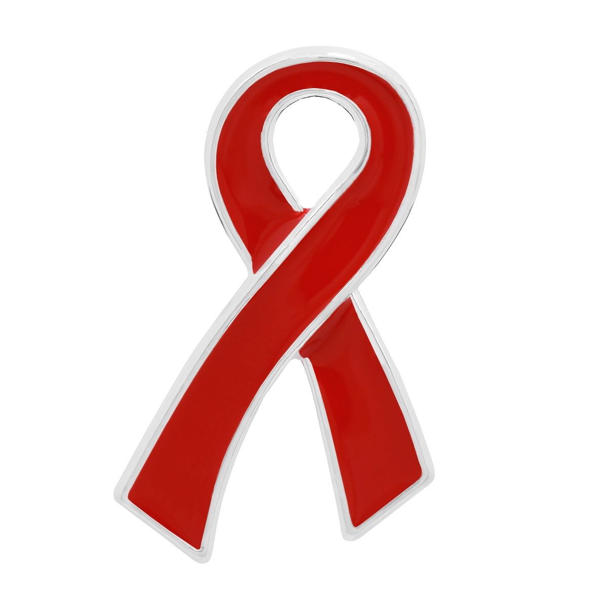 10 Pack Red Ribbon Awareness Pins The Awareness Company