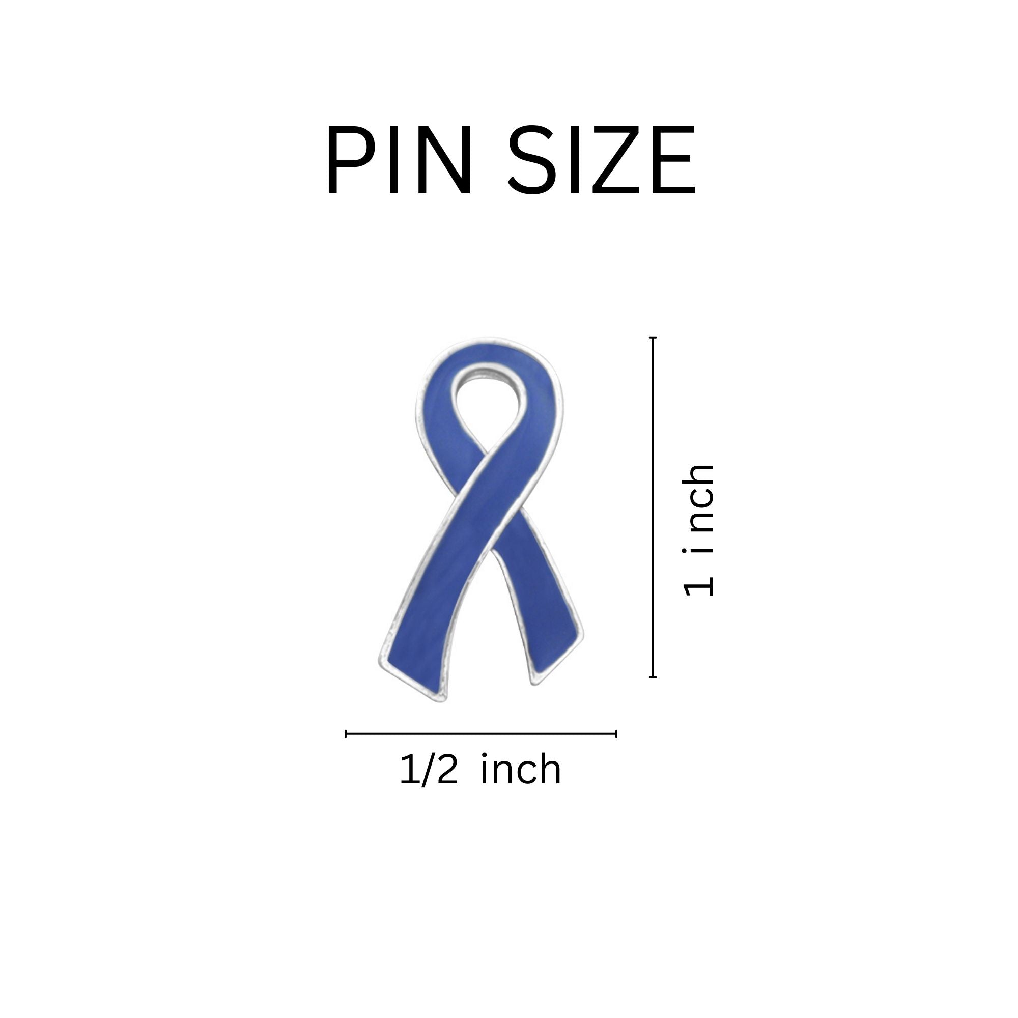 10 Pack Large Periwinkle Ribbon Pins The Awareness Company