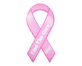 Large Pink Ribbon Find The Cure Car Magnets The Awareness Company