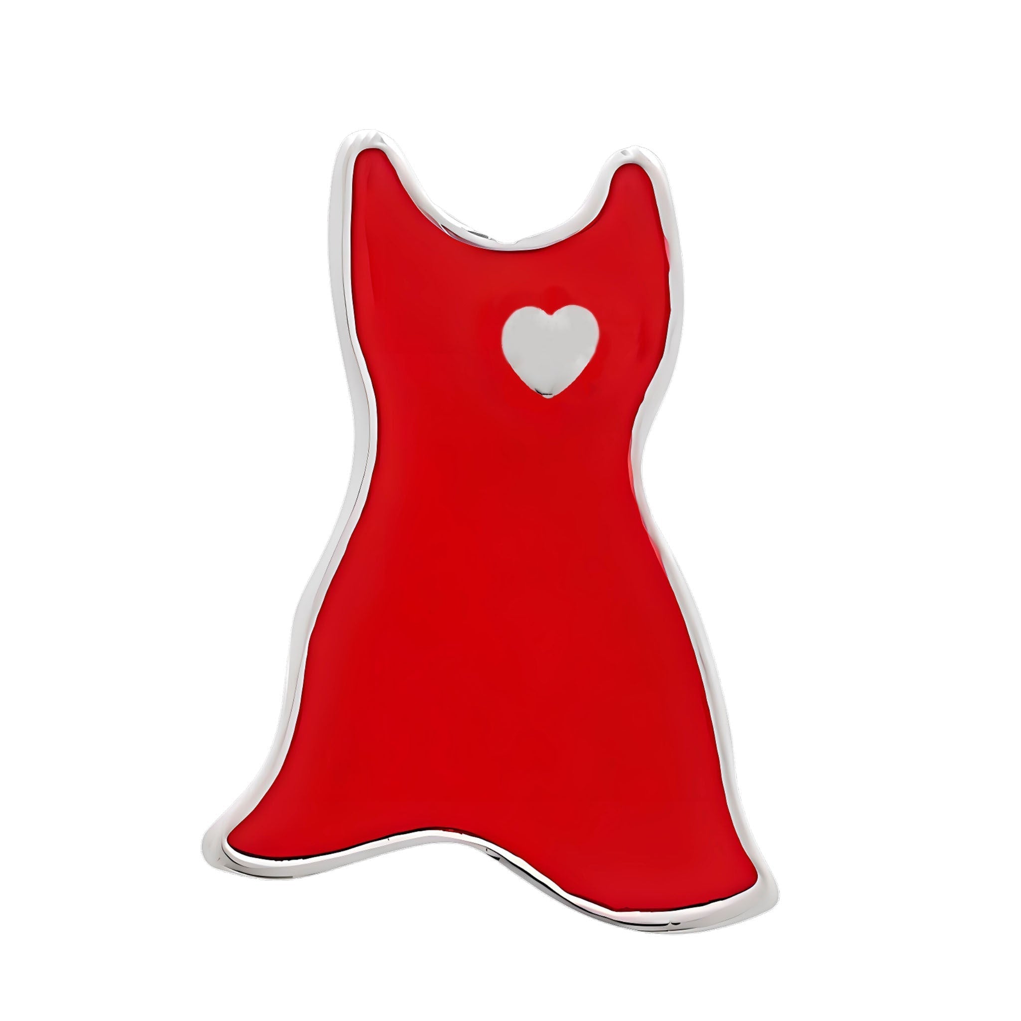 Large Red Dress Shaped Pins The Awareness Company