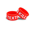 25 Pack Large Texting Kills Silicone Rings The Awareness Company