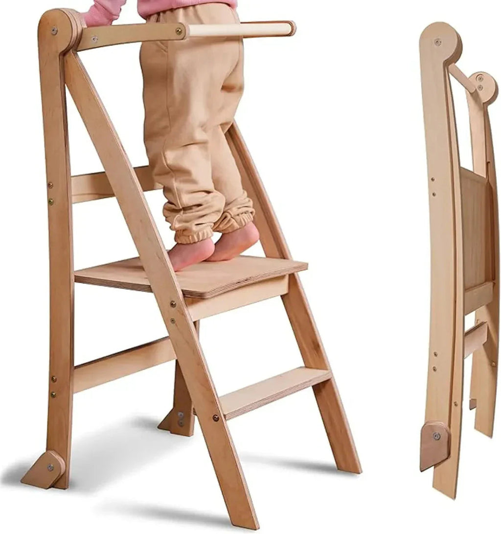Helper Tower: A Multi-functional Foldable Step Stool for Kids Goodevas B2B
