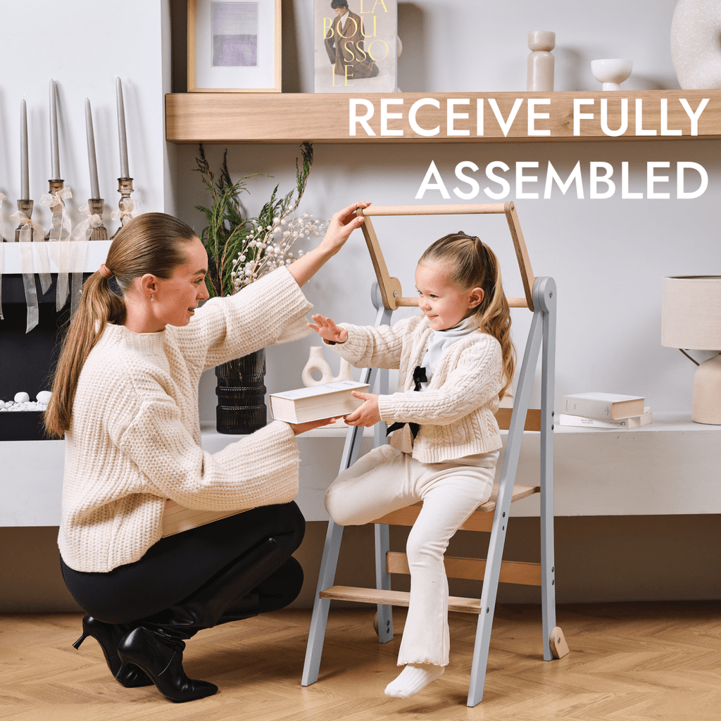 Learning Tower: Foldable Step Stool for Toddlers - Gray Goodevas B2B