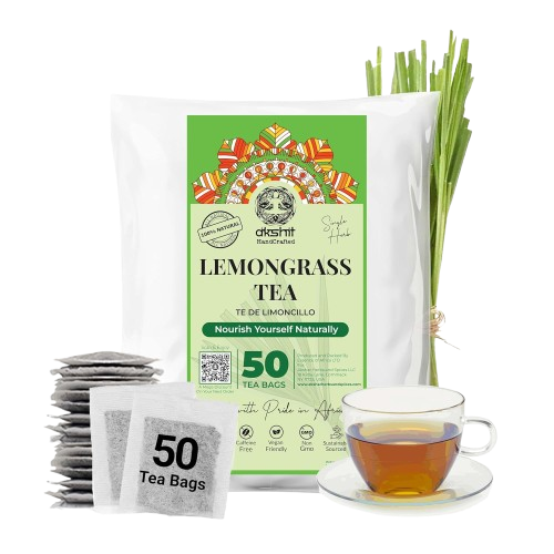 50 Lemongrass Tea Bags, Te De Limon, 100% Natural, Premium Lemon Grass Tea, Relaxing & Calming, Non-GMO, Caffeine-Free. by Akshit. Akshit