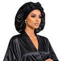 Satin Hair Bonnet for Sleeping – Adjustable Stretch Tie PHC