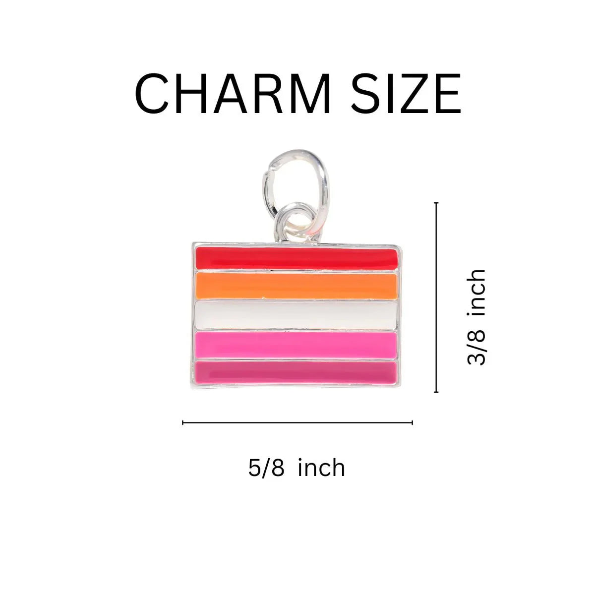 Lesbian Sunset Flag Black Cord Bracelets The Awareness Company