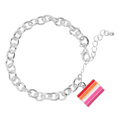 Lesbian Sunset Flag Chunky Charm Bracelets The Awareness Company
