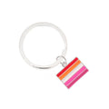 Lesbian Sunset Flag Split Ring Key Chains The Awareness Company