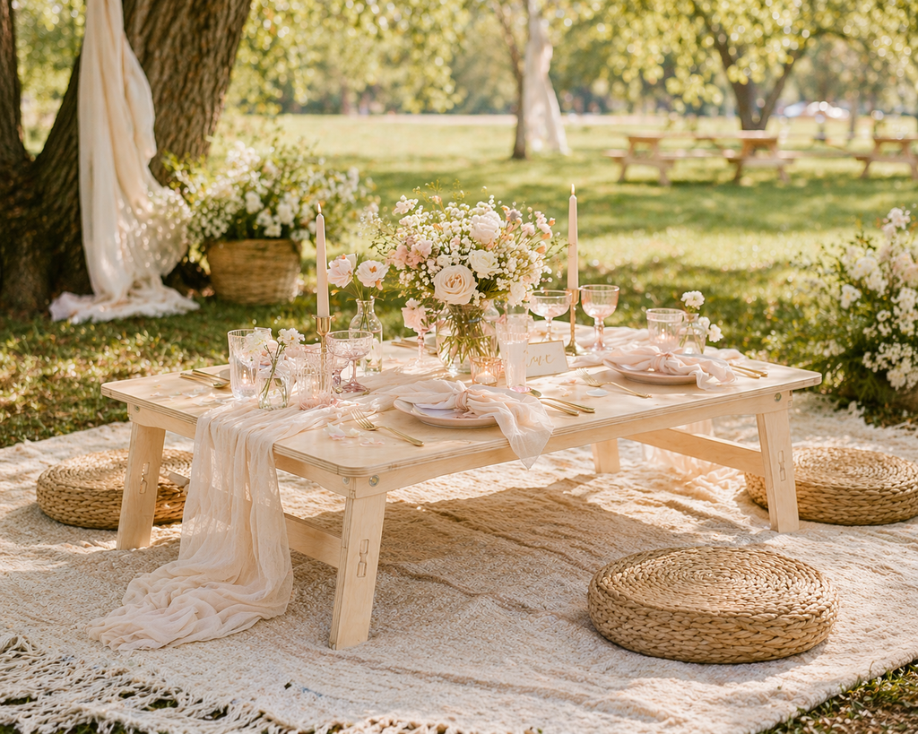 LESLIE- Foldable Picnic Table Bush Acres
