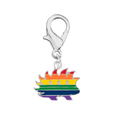 Libertarian Rainbow Porcupine Hanging Charms The Awareness Company