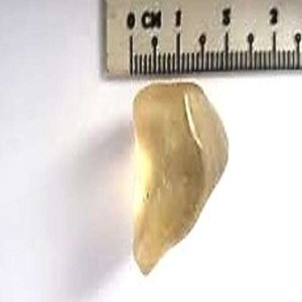 Libyan Glass Yellow Meteorite Impact Fragment Desert Rock Shard rocksolidfossils