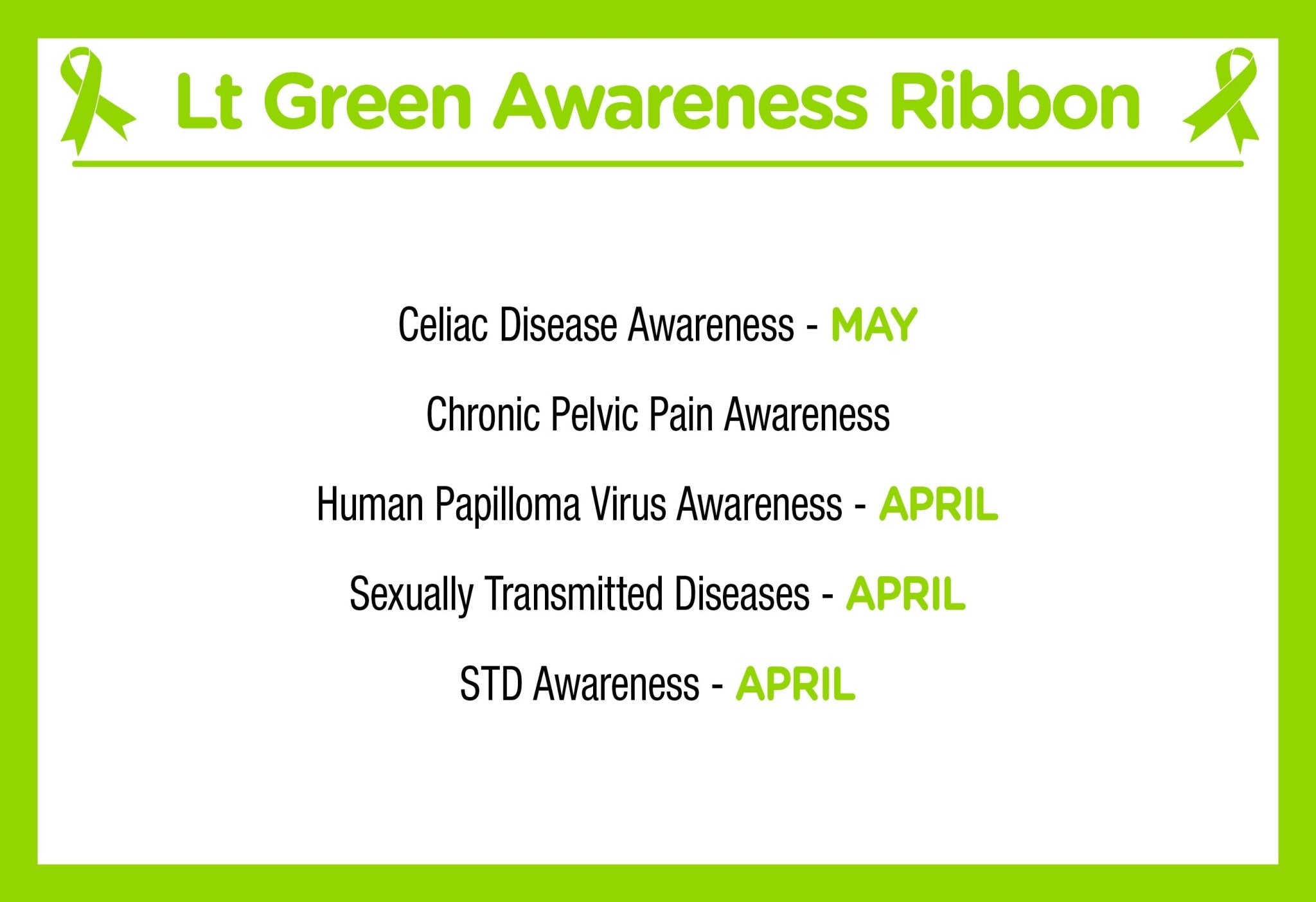 Light Green Silicone Bracelets The Awareness Company
