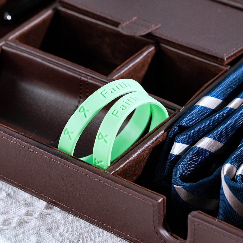 Light Green Silicone Bracelets The Awareness Company