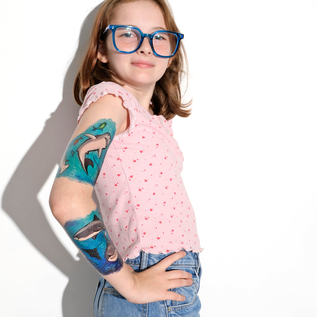 Lil' Jaws Full Sleeve Tattoo Tony Ray