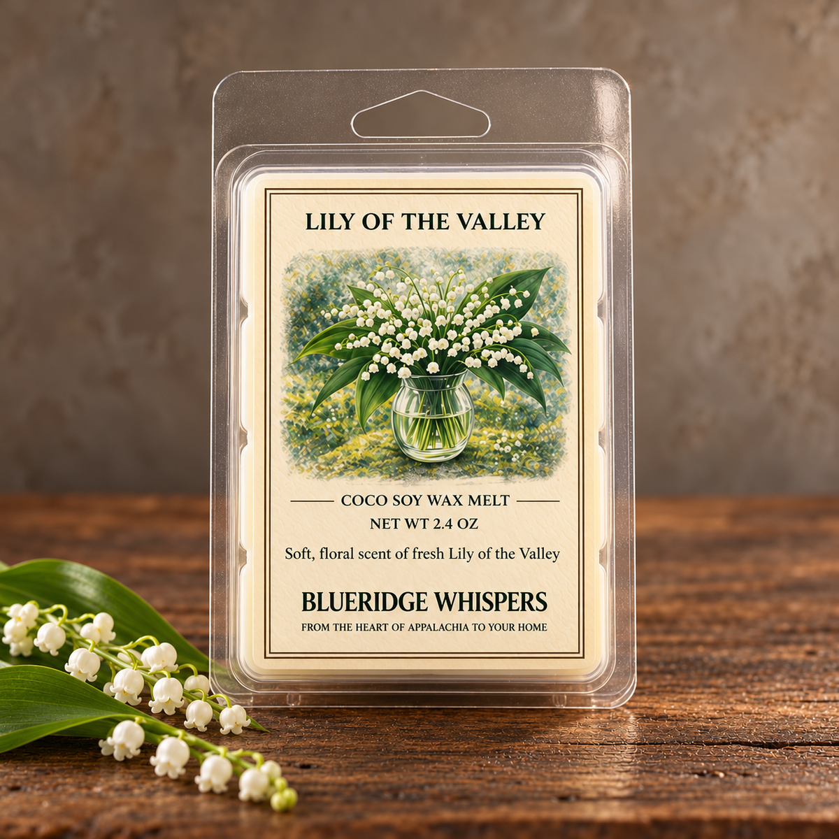 Lily of The Valley Wax Melts Blue Ridge Whispers