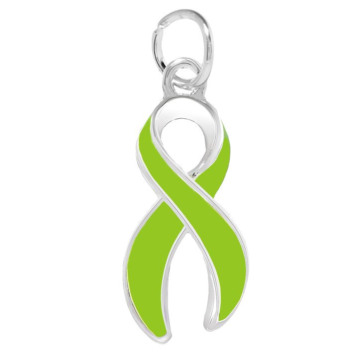 Lime Green Ribbon Charms The Awareness Company