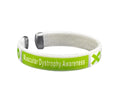 Lime Green Ribbon Muscular Dystrophy Awareness Bangle Bracelets The Awareness Company