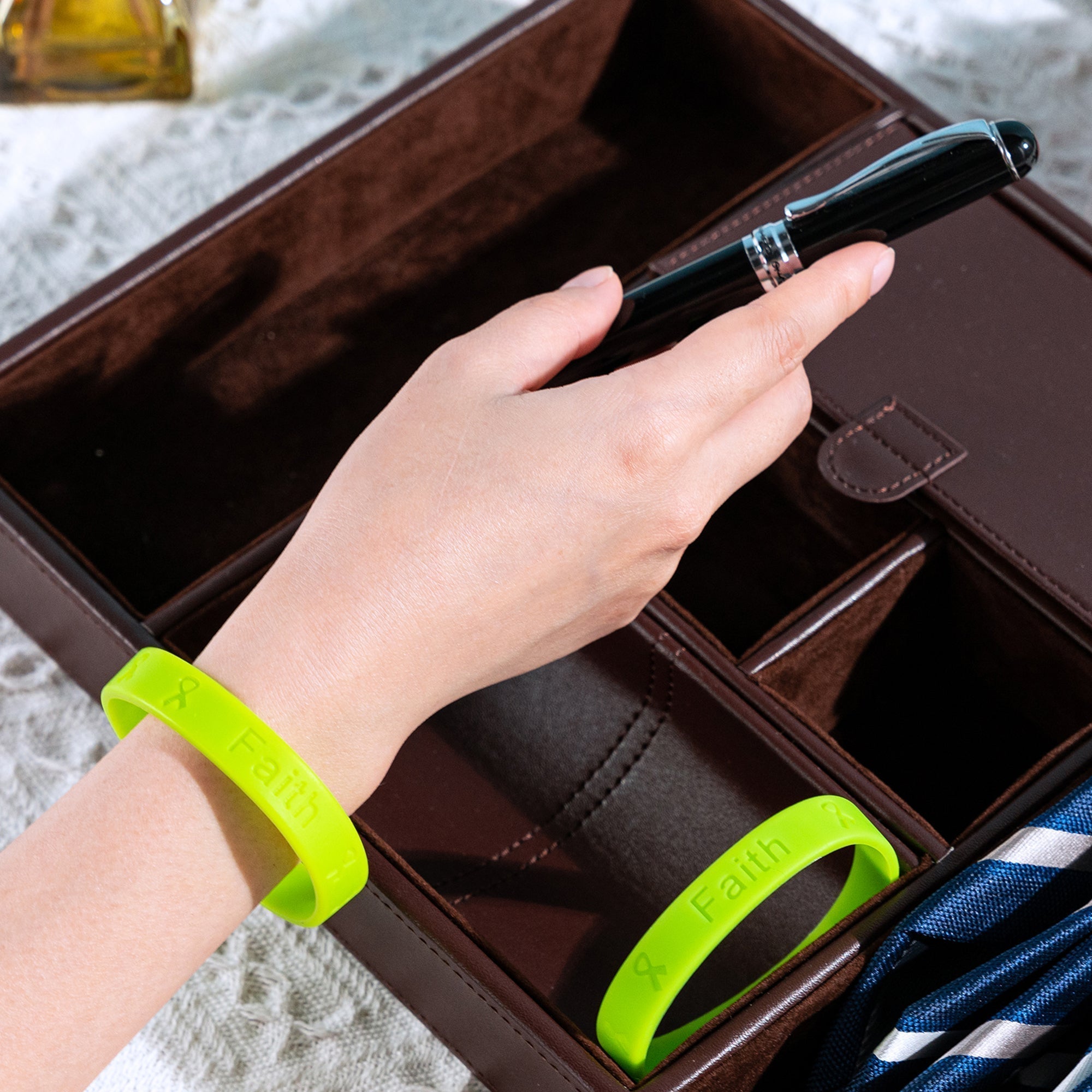 Lime Green Silicone Bracelets The Awareness Company