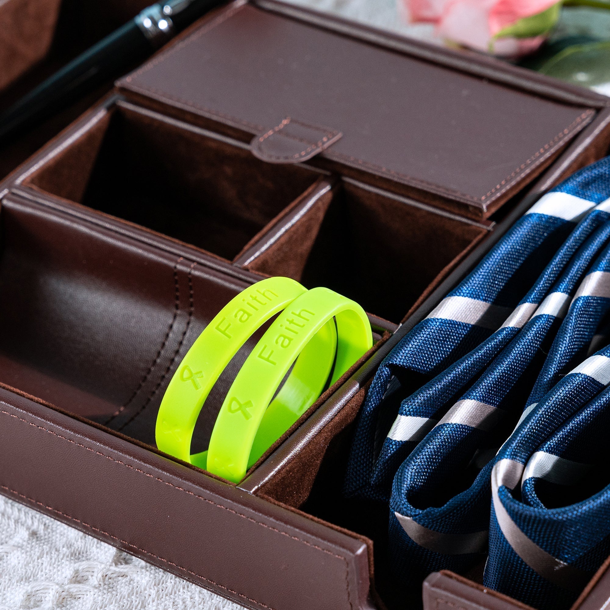 Lime Green Silicone Bracelets for Lymphoma, Lyme Disease The Awareness Company