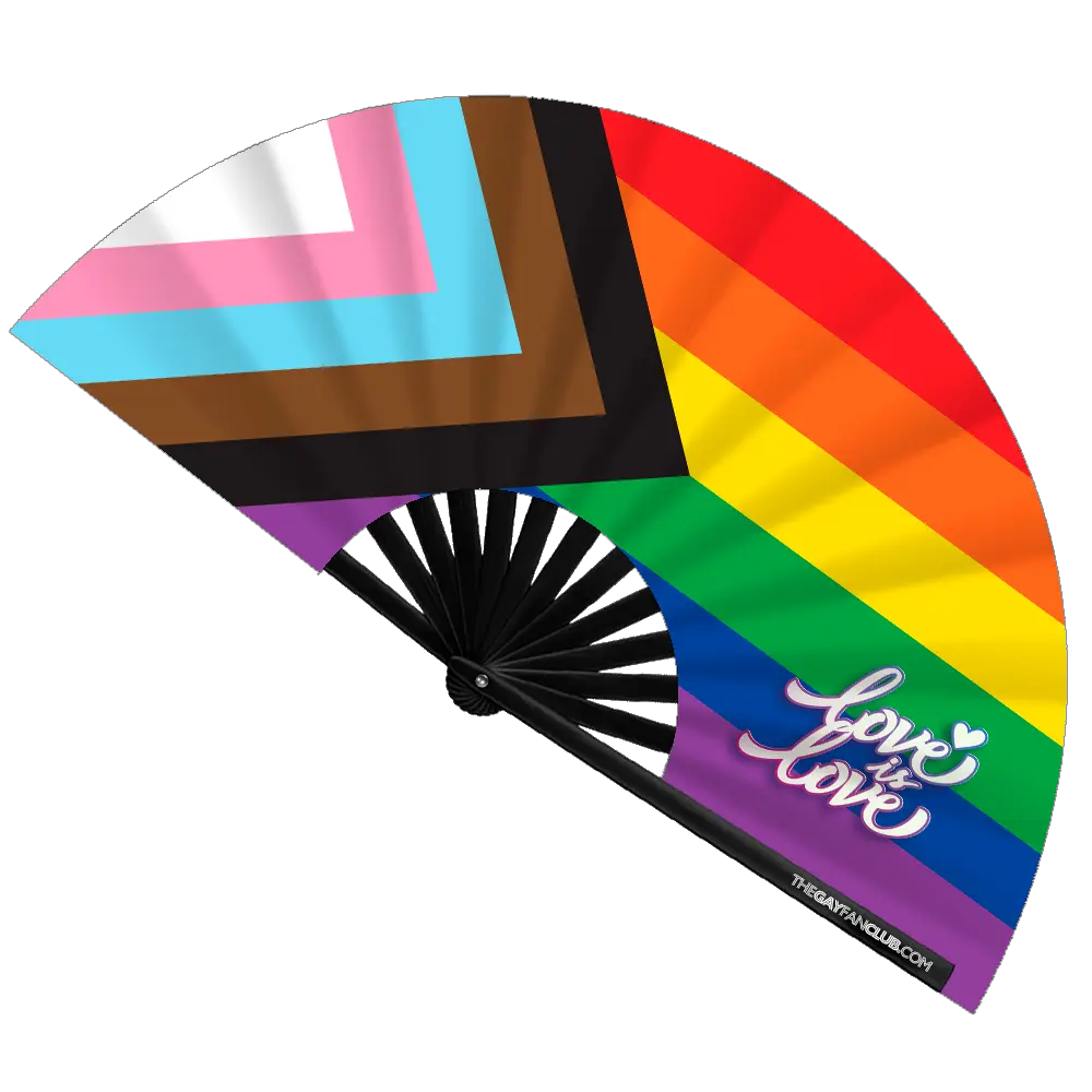 Pride Rainbow Flag Fan The Gay Fan Club
