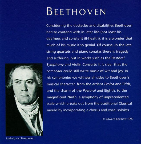 Ludwig van Beethoven, Rudolf Kempe - Symphonies Nos. 1 ⬥ 3 "Eroica" ⬥ 5 (CD) | Near Mint (NM) Near Mint (NM) Love Vinyl Records