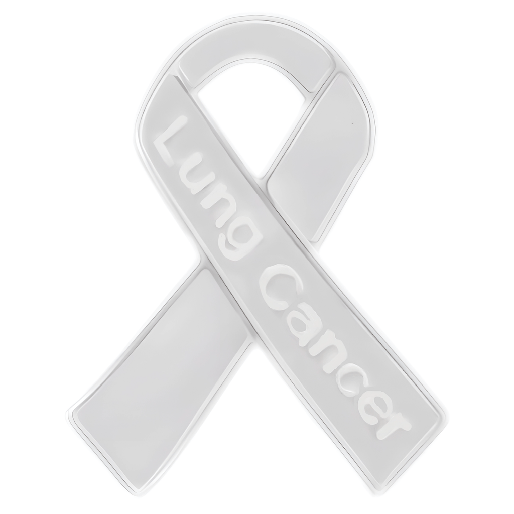 10 Pack Lung Cancer Awareness Ribbon Pins The Awareness Company