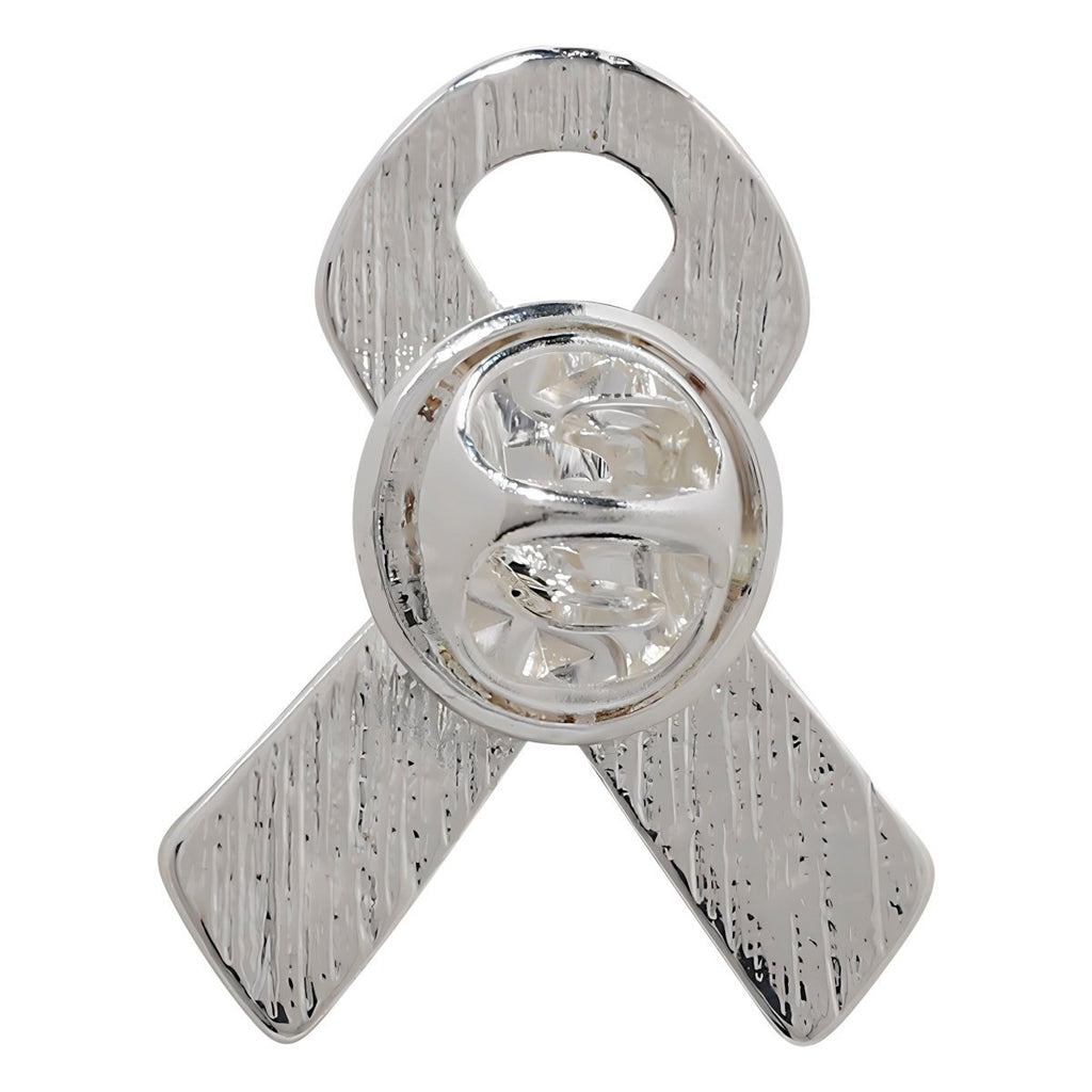 10 Pack Lung Cancer Awareness Ribbon Pins The Awareness Company