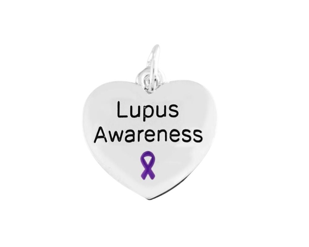Lupus Awareness Heart Charms The Awareness Company